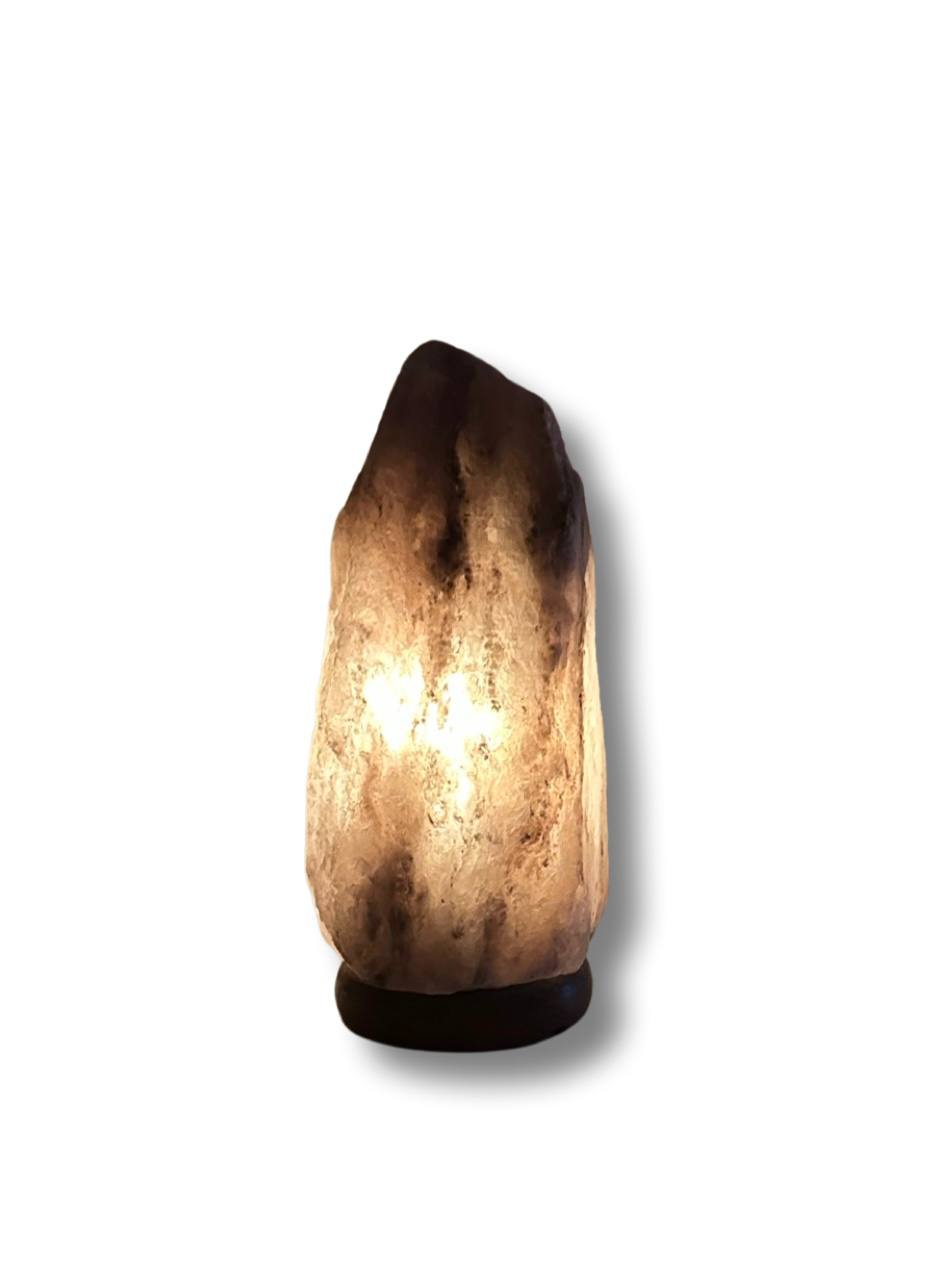 Lampe de sel de l'Himalaya - 2 à 3 kg - grise